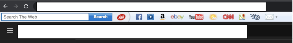 Figure 10: ask.com toolbar