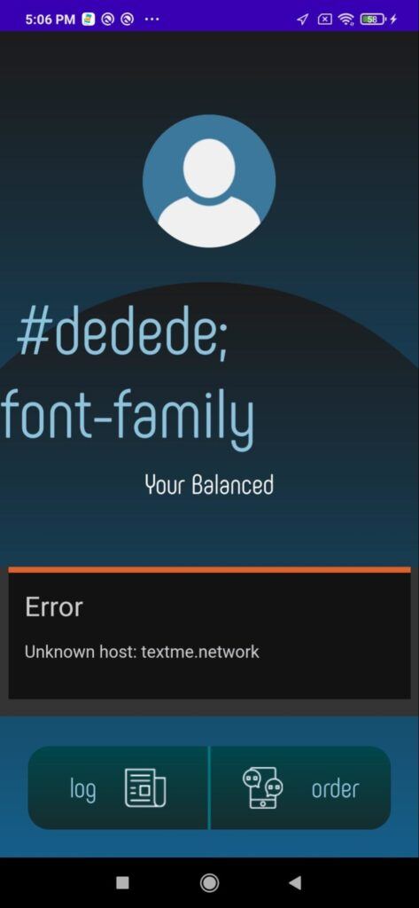 Image 2: Screenshot of the fake sideloaded Android application