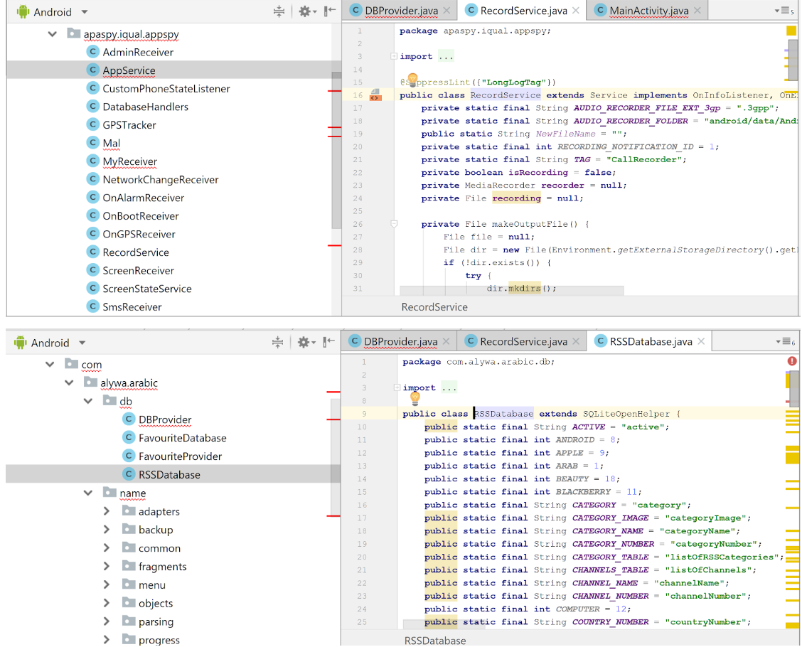 Figure: Original application and Trojan code