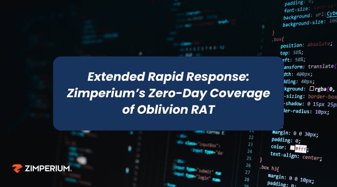 Extended Rapid Response: Zimperium’s Zero-Day Coverage of Oblivion RAT