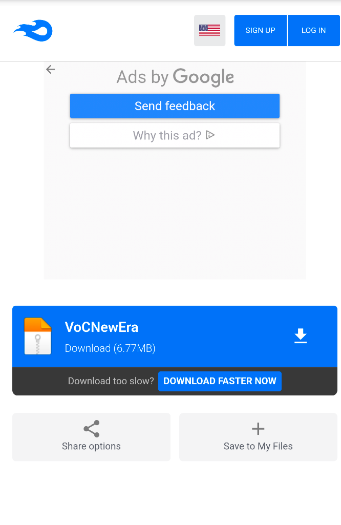 APK trên nền tảng chia sẻ file